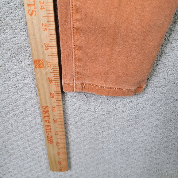 Michael Kors Jeans Womens 4 Orange Izzy Skinny Mid‎ Rise Denim Stretch - Picture 11 of 13